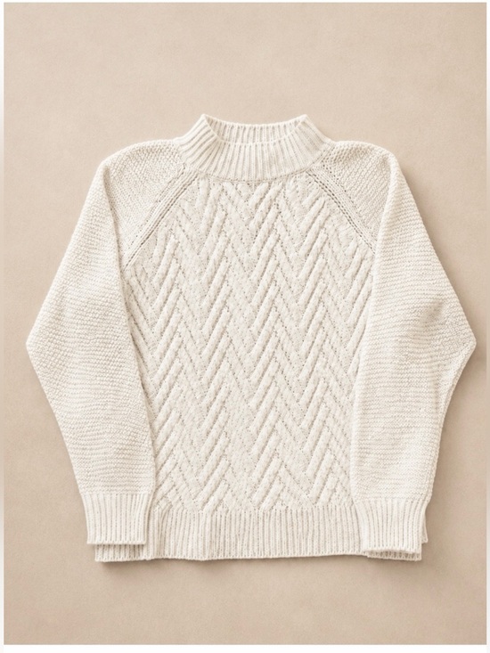Chaps Sweaters - Vintage Chaps Ralph Lauren Cream Knit Sweater | Cotton Blend Coastal Preppy XL
